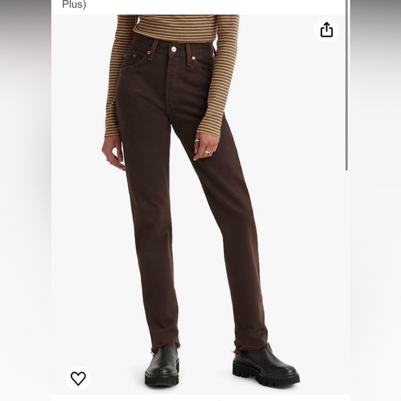 Levi’s 501 original fit in brown - Picture 1 of 6